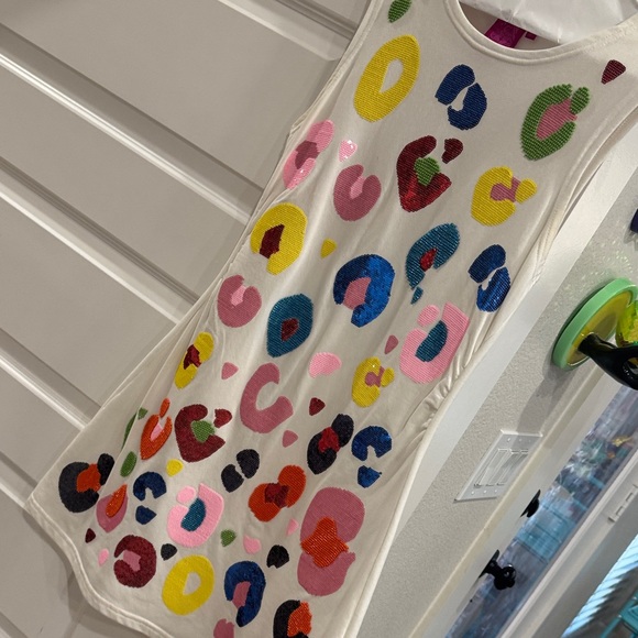 QUEEN OF SPARKLES Multicolor Sequin Dress - Picture 4 of 5